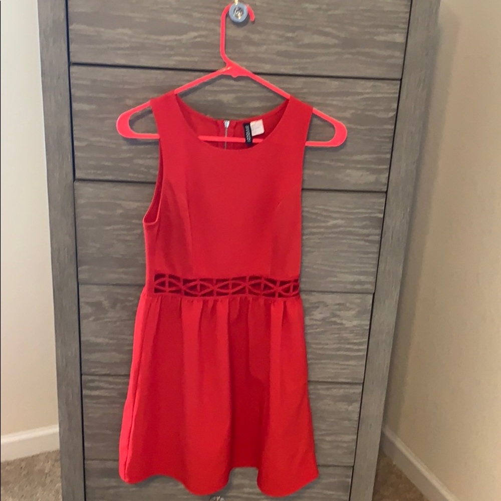 Stylish red dress